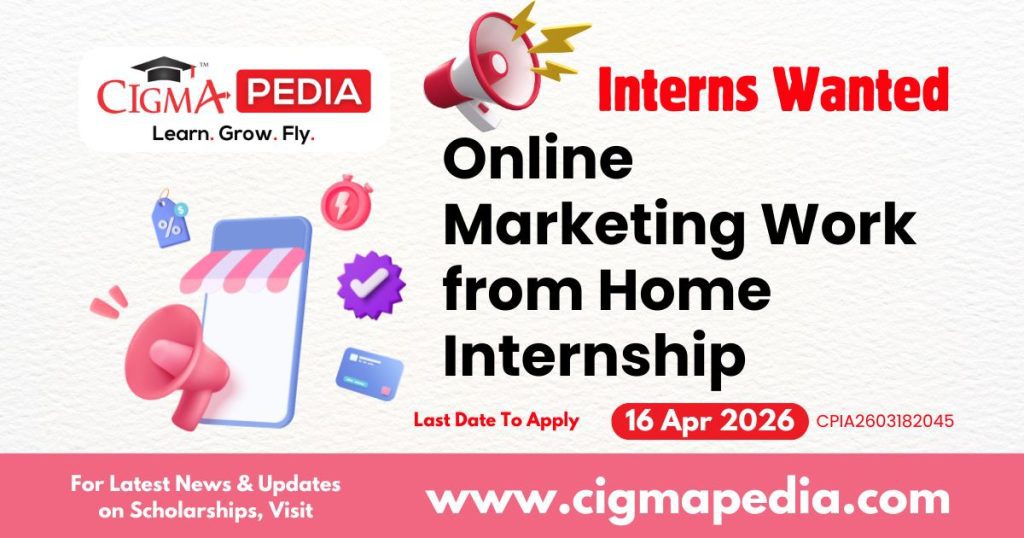Online Marketing Work from Home Internship