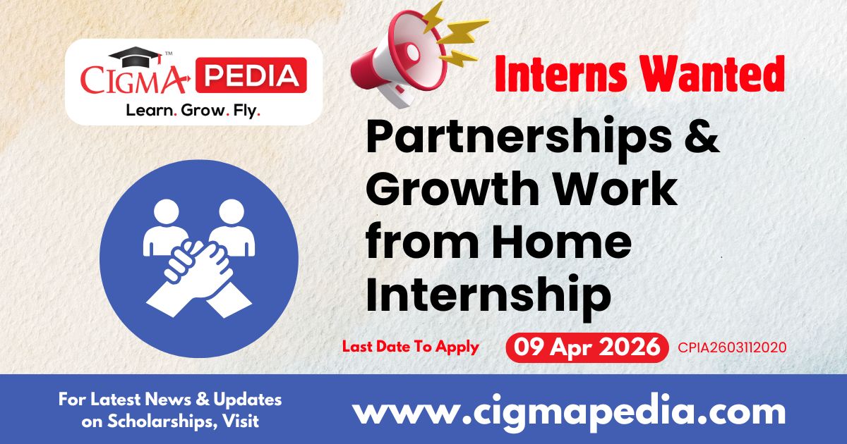 Partnerships & Growth Work from Home Internship