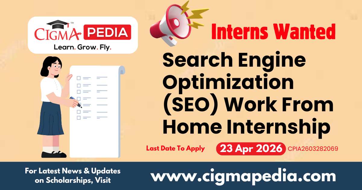 Search Engine Optimization (SEO) Work From Home Internship