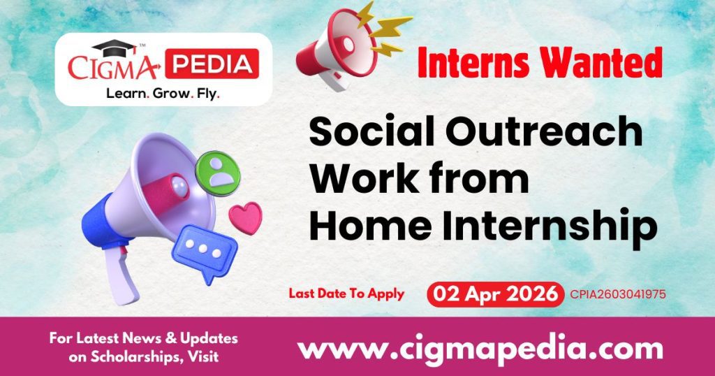 Social Outreach Work from Home Internship