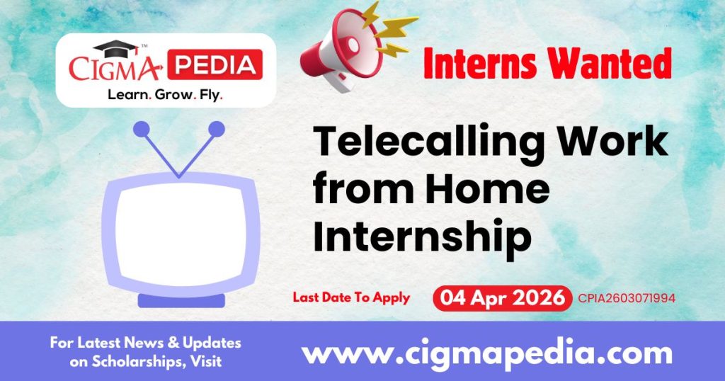 Telecalling  Work from Home Internship