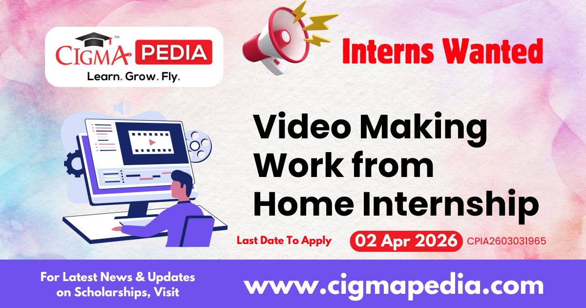 Video Making Work from Home Internship