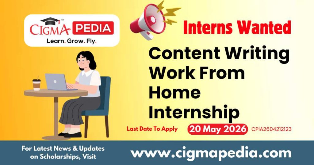 Content Writing Work From Home Internship