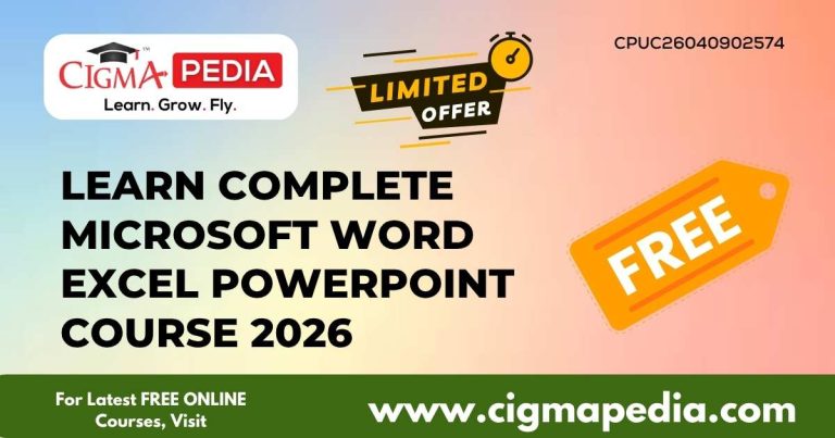 Learn Complete Microsoft Word Excel PowerPoint Course 2026 (Free Udemy ...