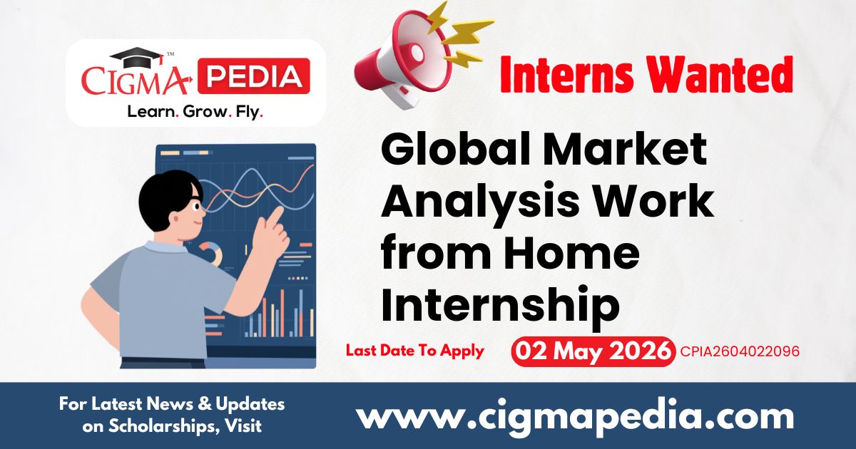 Global Market Analysis Work from Home Internship