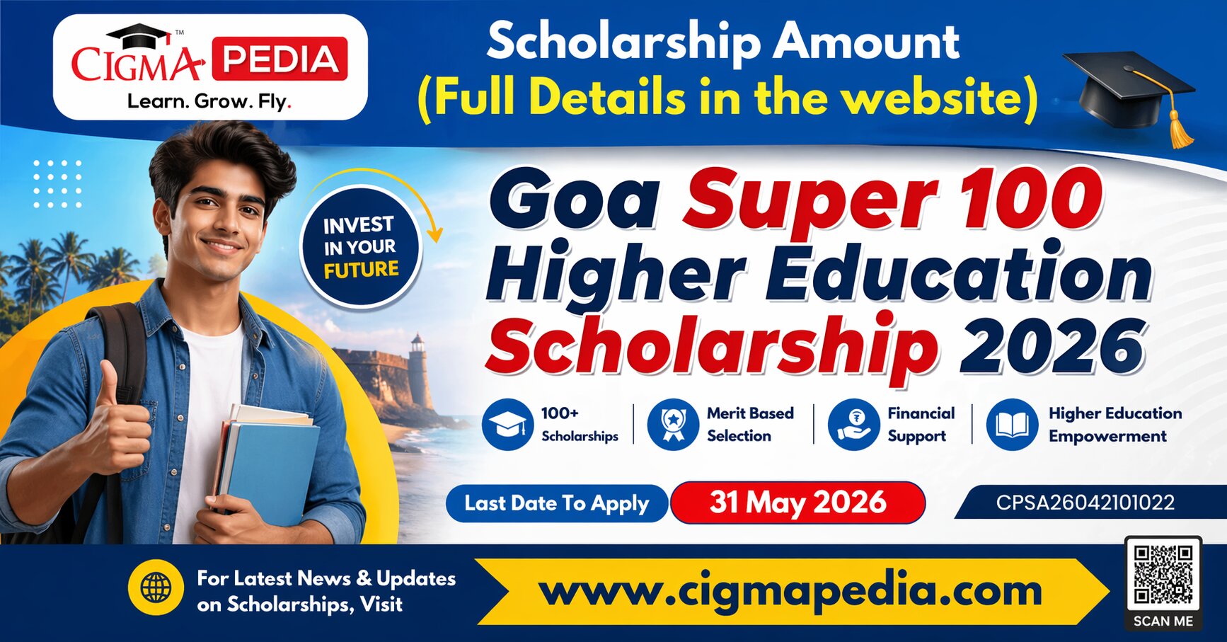 Goa Super 100 Higher Education Scholarship