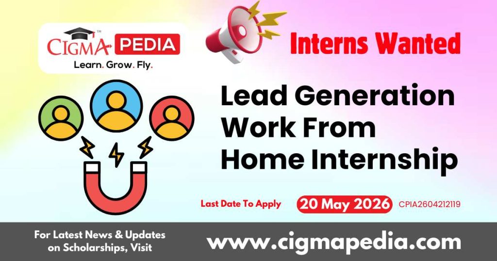 Lead Generation Work From Home Internship