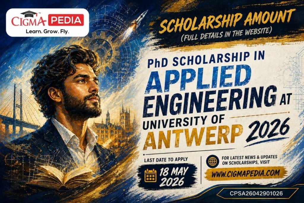 PhD Scholarship in Applied Engineering at University of Antwerp