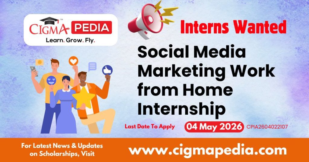Social Media Marketing Work from Home Internship