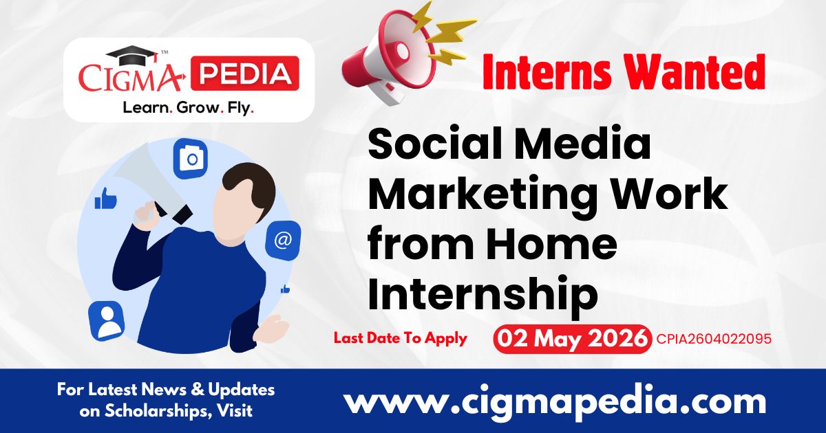 Social Media Marketing Work from Home Internship