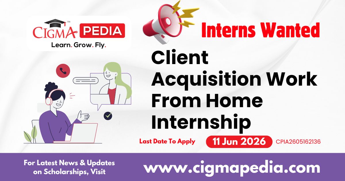 Client Acquisition Work from Home Internship
