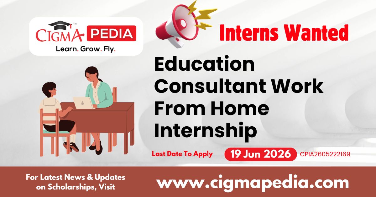 Education Consultant Work From Home Internship