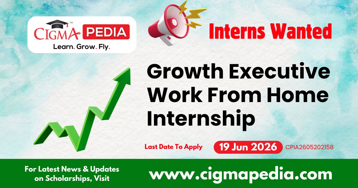 Growth Executive Work from Home Internships