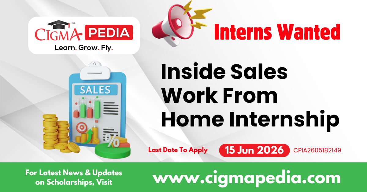 Inside Sales Work from Home Internship