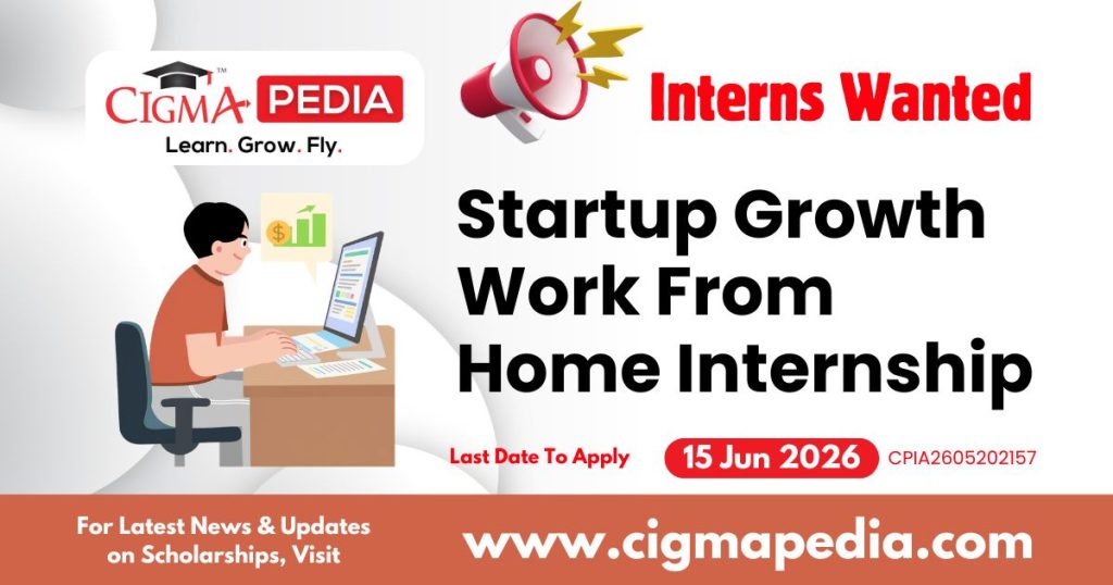 Startup Growth Work from Home Internship
