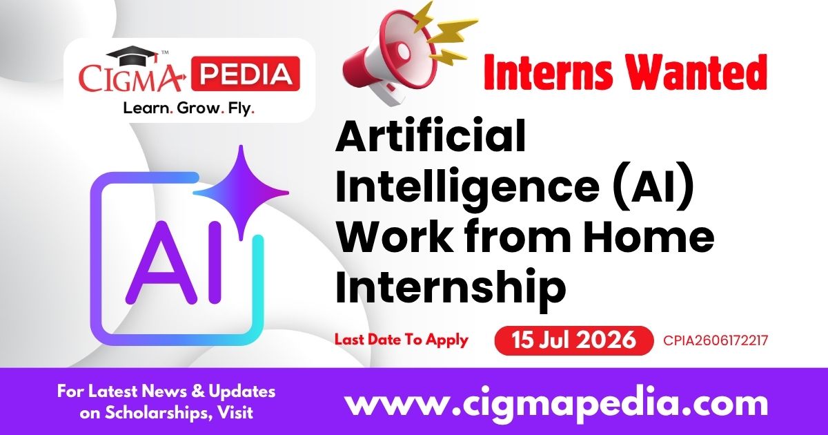 Artificial Intelligence (AI) Work from Home Internship
