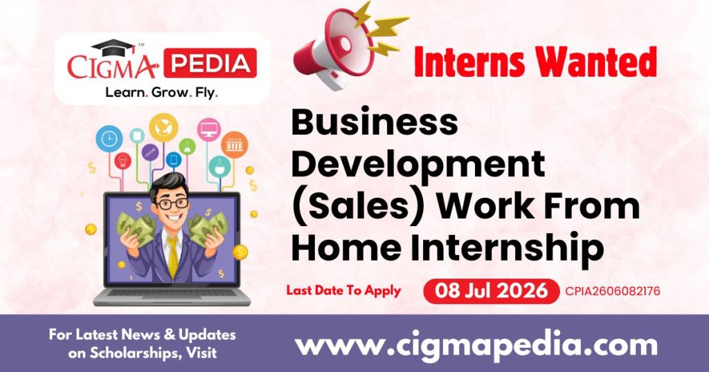 Business Development (Sales) Work From Home Internship