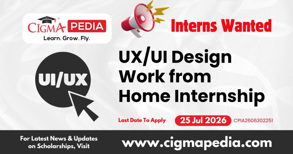Design Work from Home Internship
