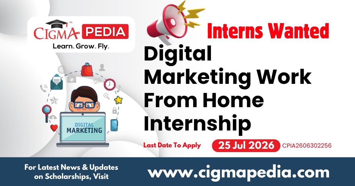 Digital Marketing Work From Home Internship