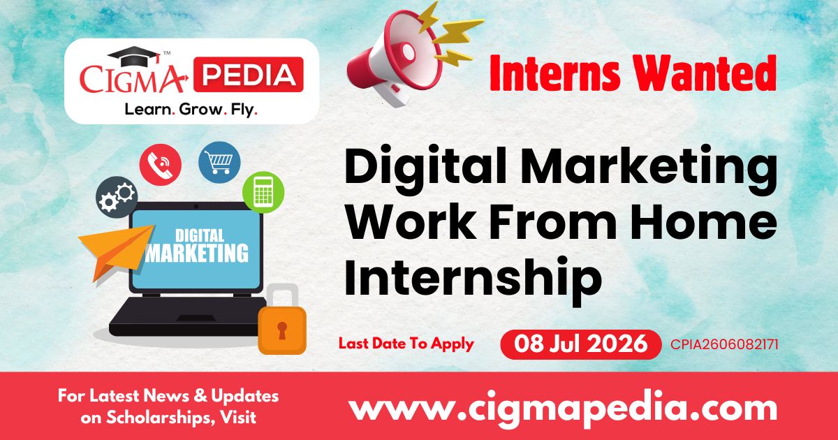 Digital Marketing Work From Home Internship