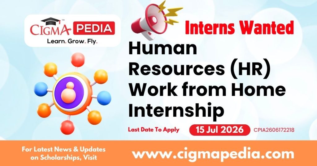 Human Resources (HR) Work from Home Internship