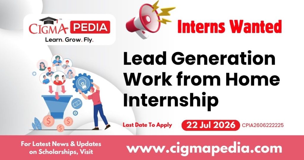 Lead Generation Work from Home Internship