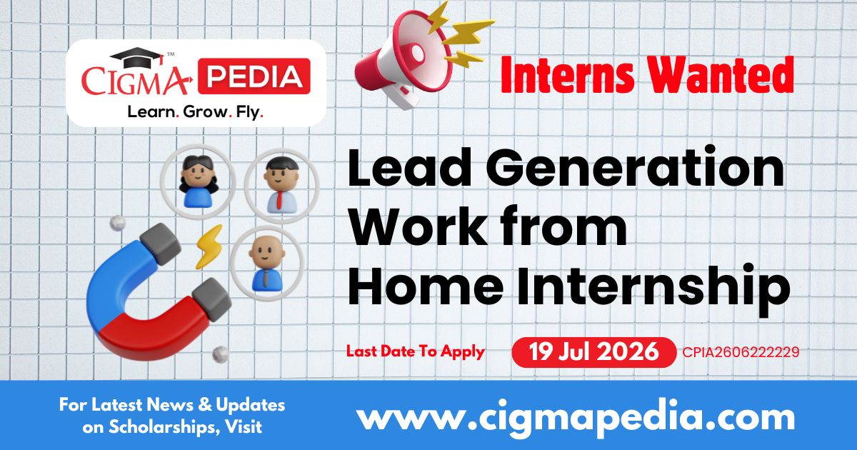 Lead Generation Work from Home Internship