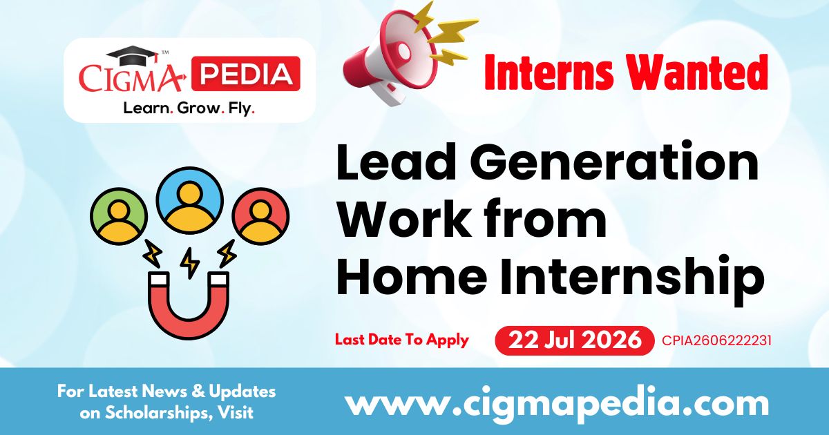 Lead Generation Work from Home Internship
