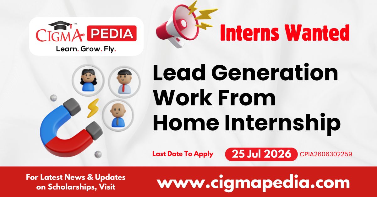 Lead Generation Work from Home Internship