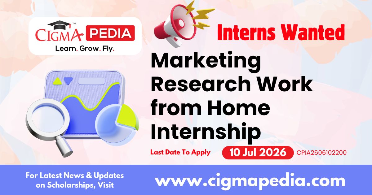 Marketing Research Work from Home Internship