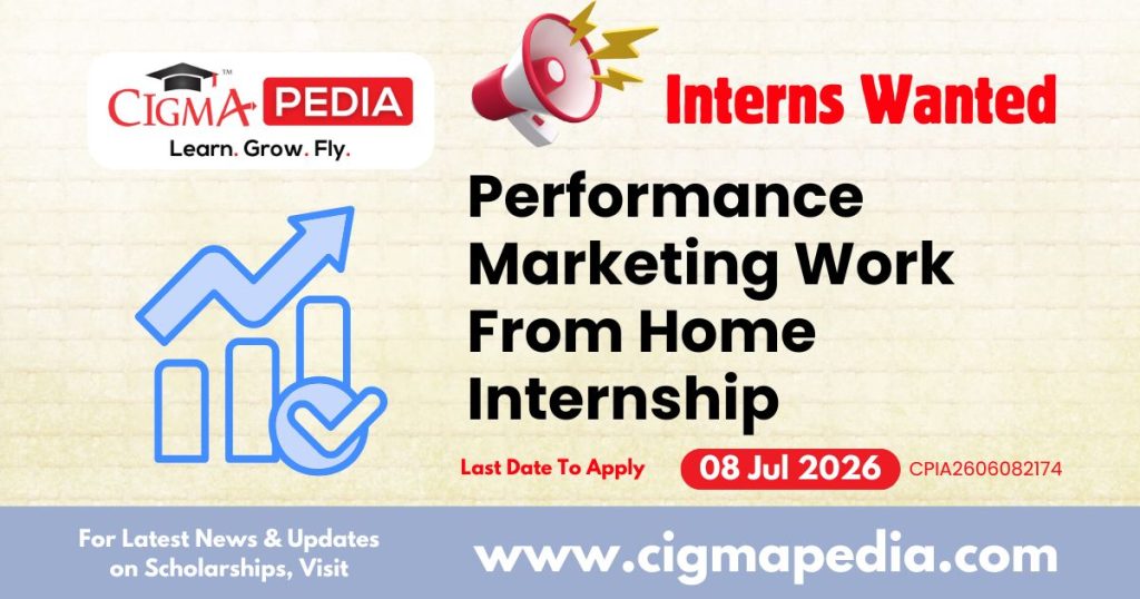 Performance Marketing Work From Home Internship