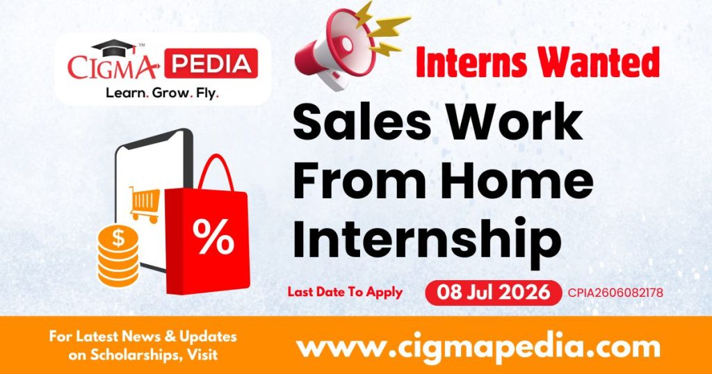 Sales Work From Home Internship