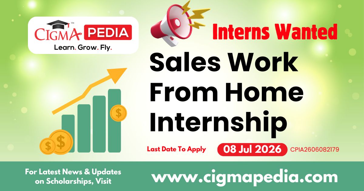Sales Work From Home Internship