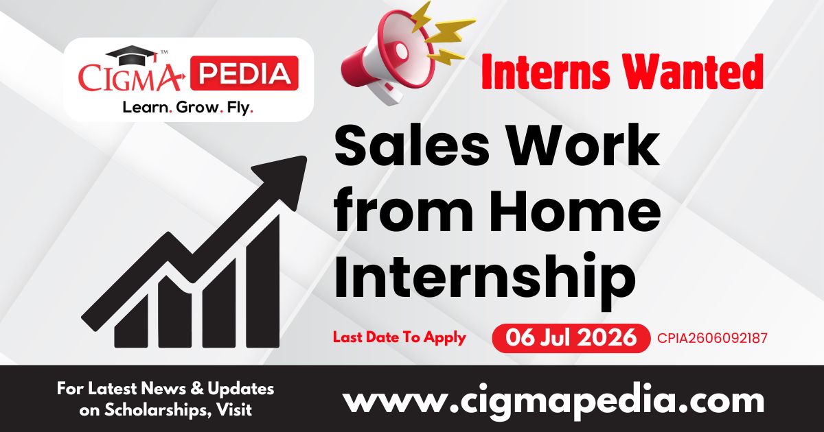Sales Work From Home Internship