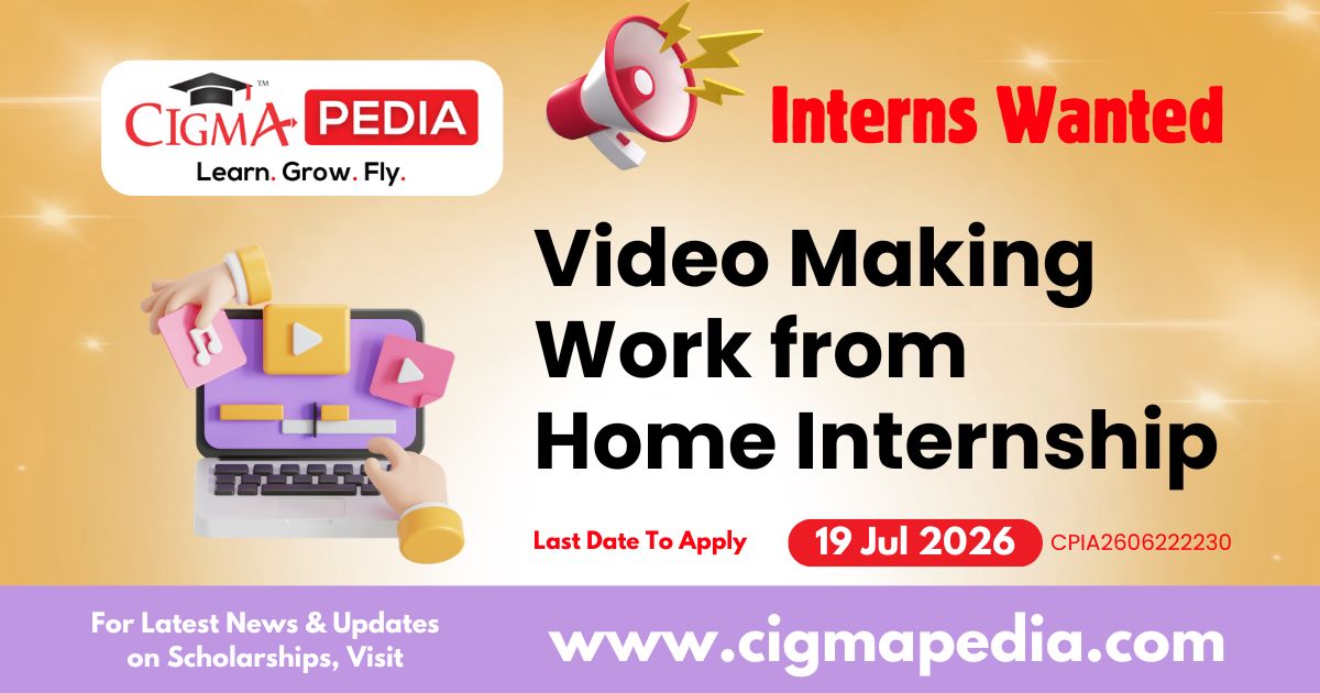 Video Making Work from Home Internship