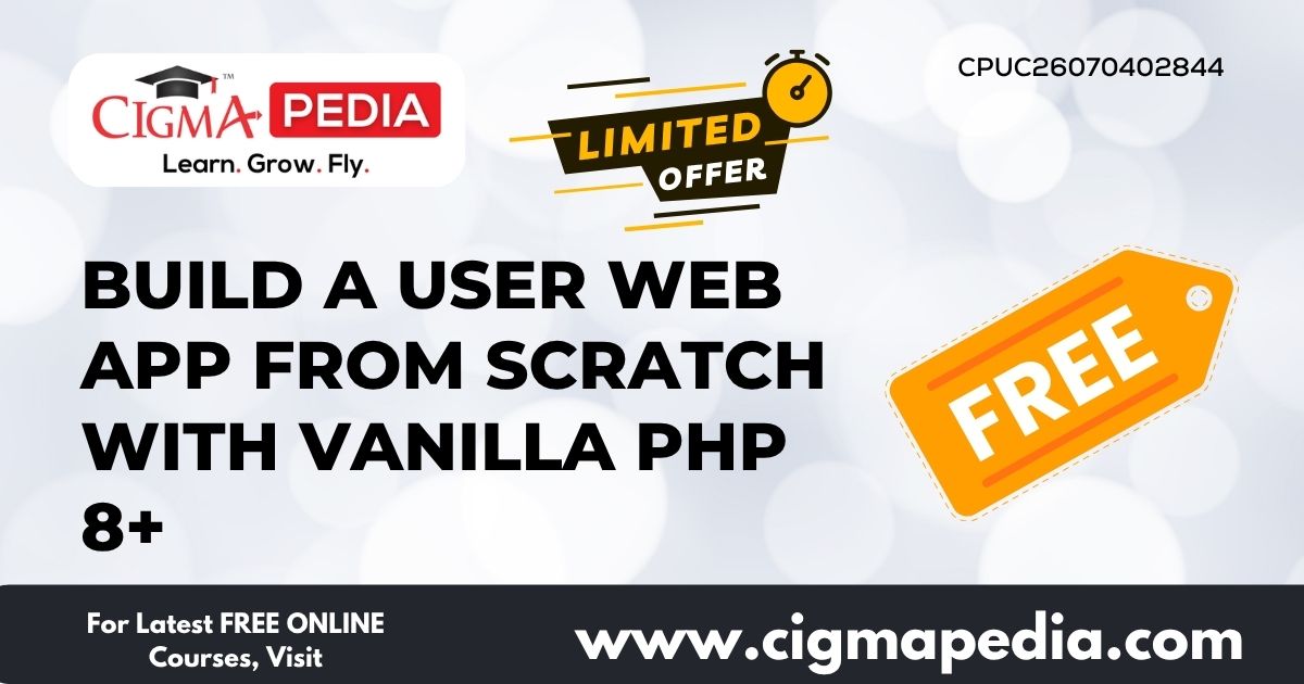 Build a User Web App from Scratch