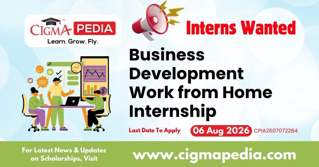 Business Development Work From Home Internship