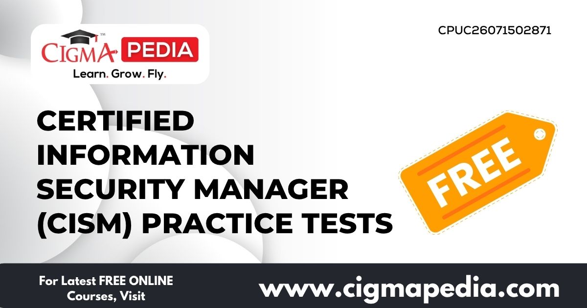 Certified Information Security Manager