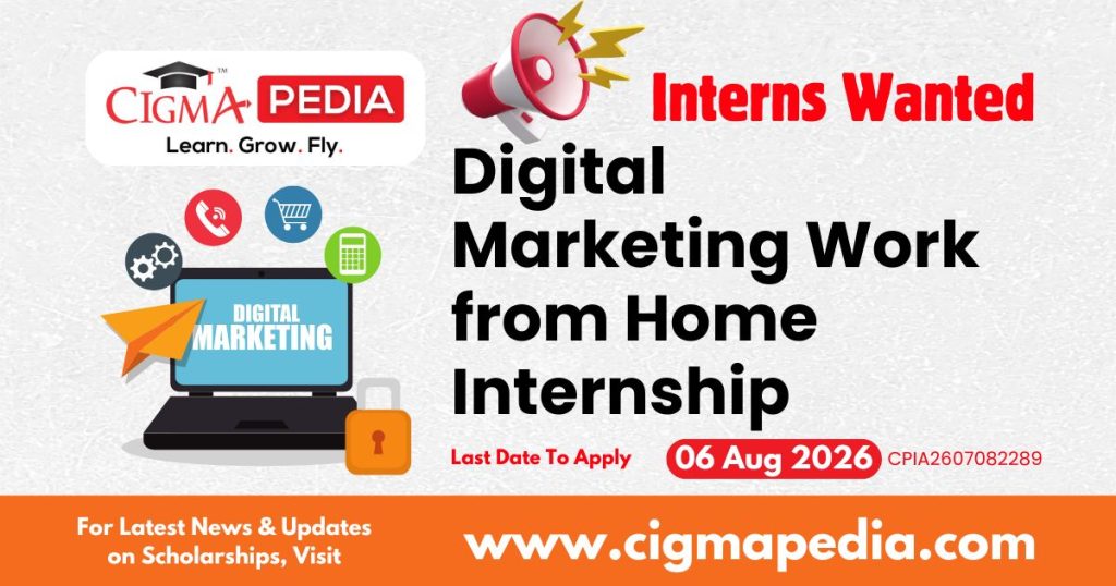 Digital Marketing Work From Home Internship