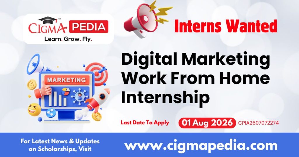 Digital Marketing Work From Home Internship