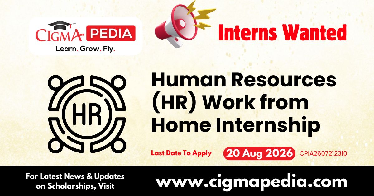 Human Resources (HR) Work from Home Internship