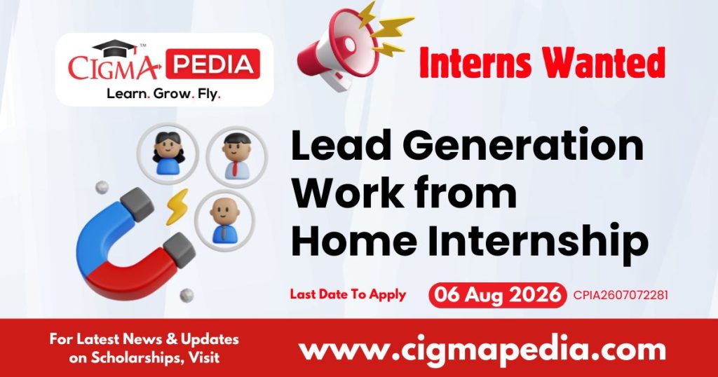 Lead Generation Work from Home Internship