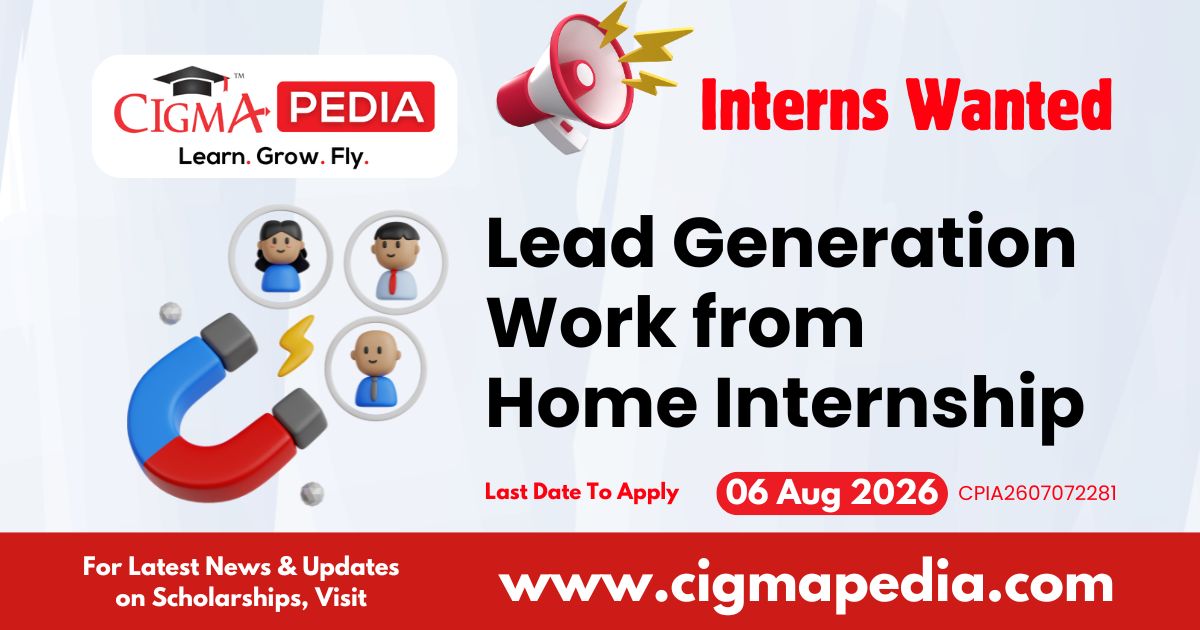 Lead Generation Work from Home Internship