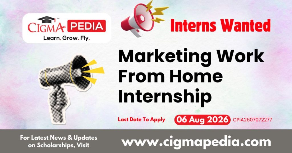 Marketing Work from Home Internship