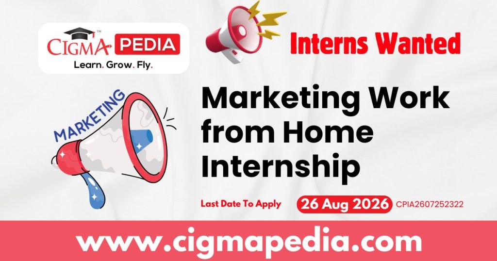 Marketing Work from Home Internship