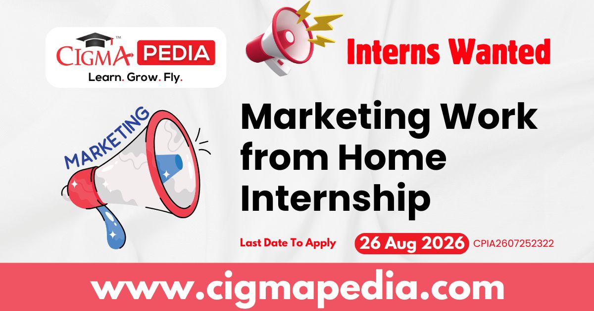 Marketing Work from Home Internship