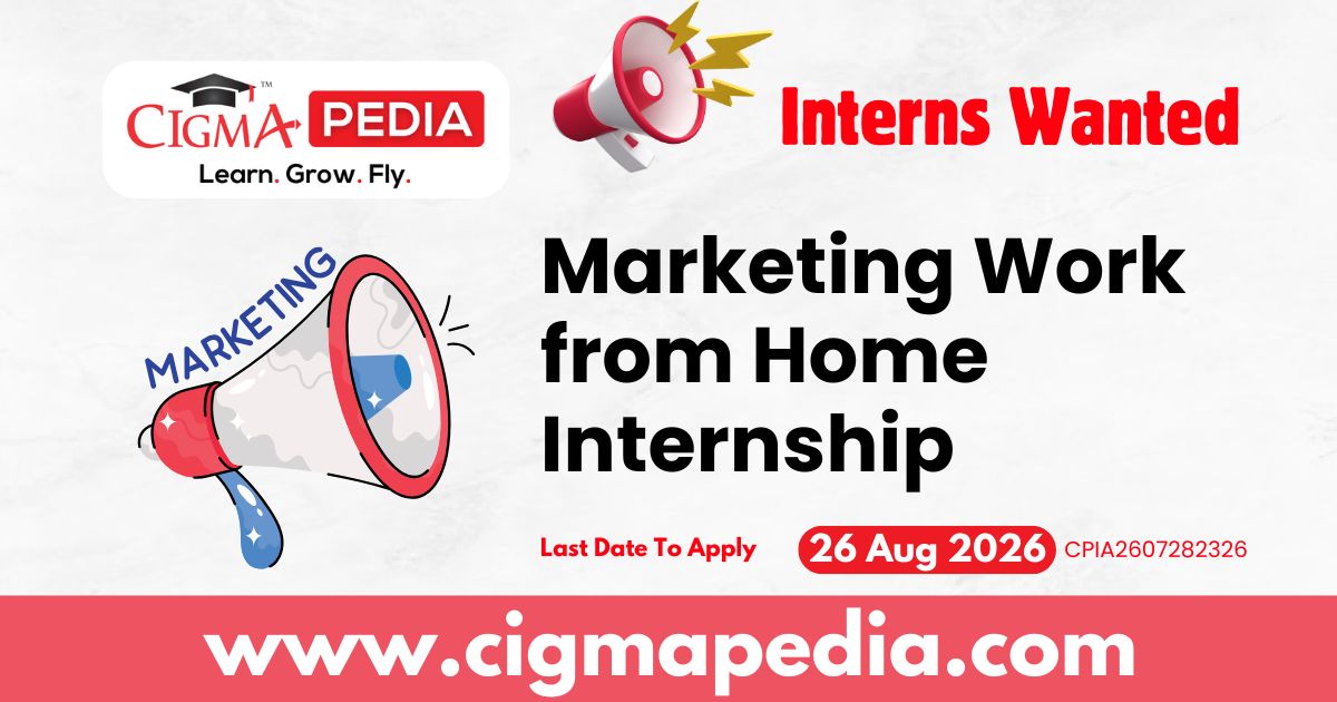Marketing Work from Home Internship
