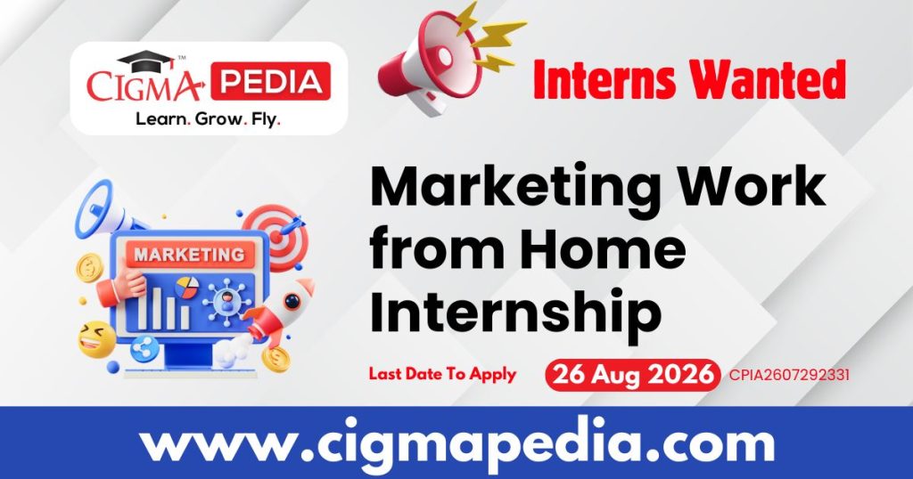 Marketing Work from Home Internship