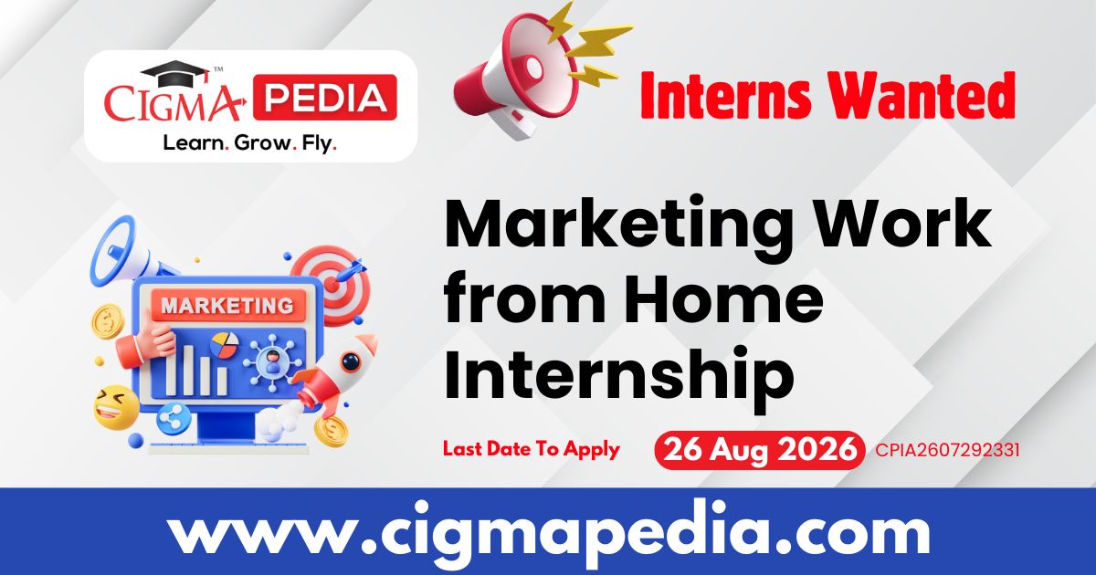 Marketing Work from Home Internship