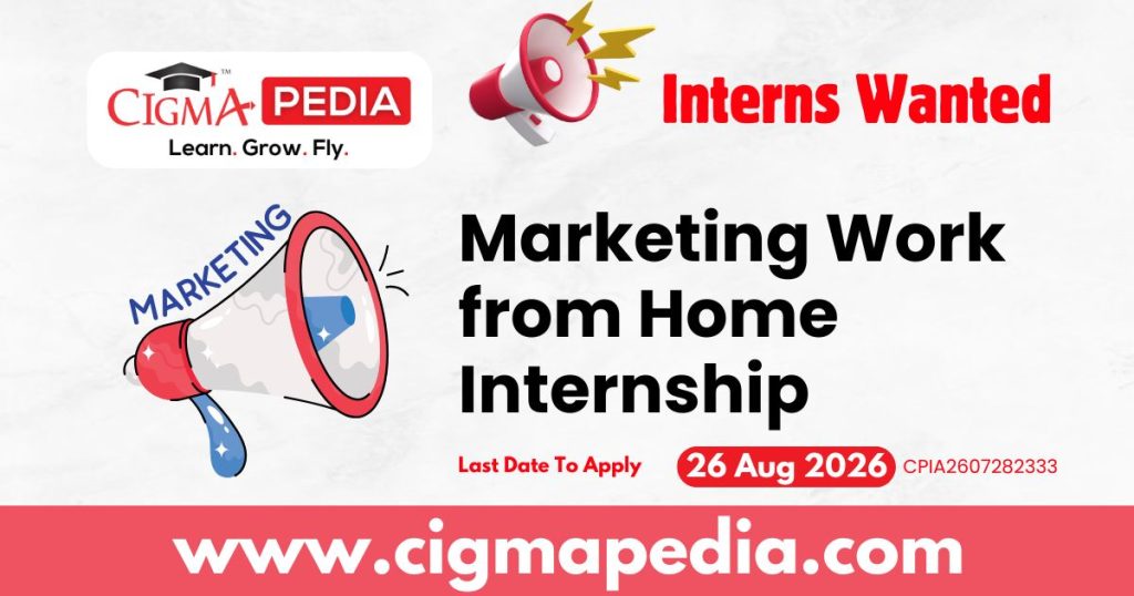 Marketing Work from Home Internship